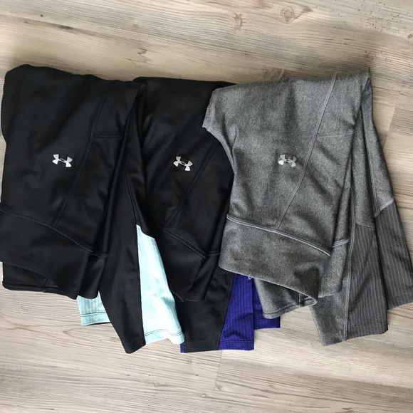 Under Armour Compression Running Legging Lot - Picture 1 of 9